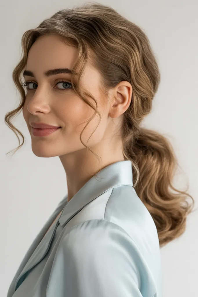 Slight Waves with a Low Ponytail