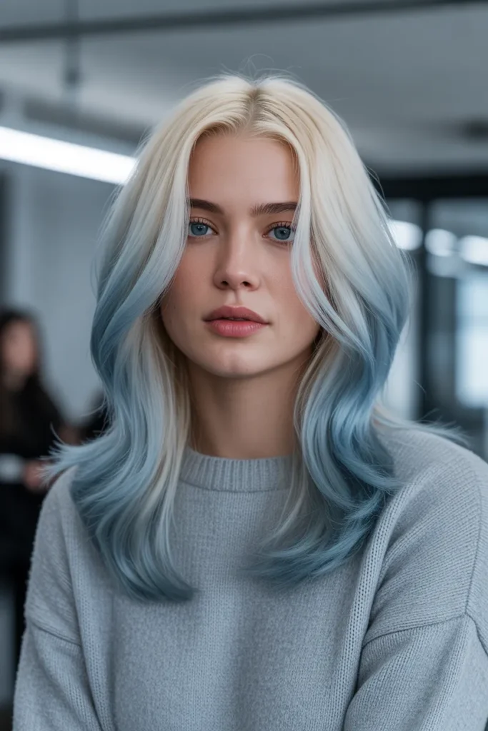 Icy Blue Blonde