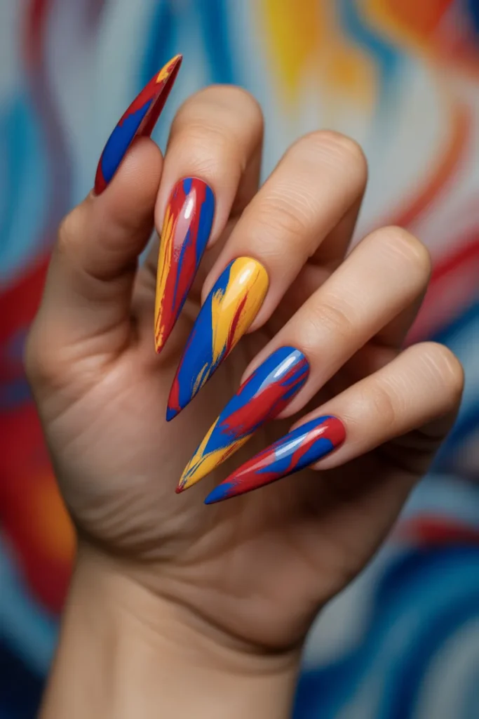 Abstract Art Nails