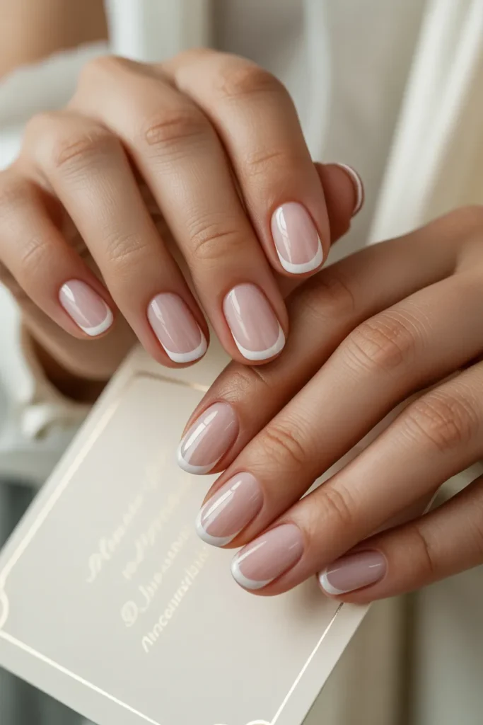Classic French Tips with a Modern Twist
