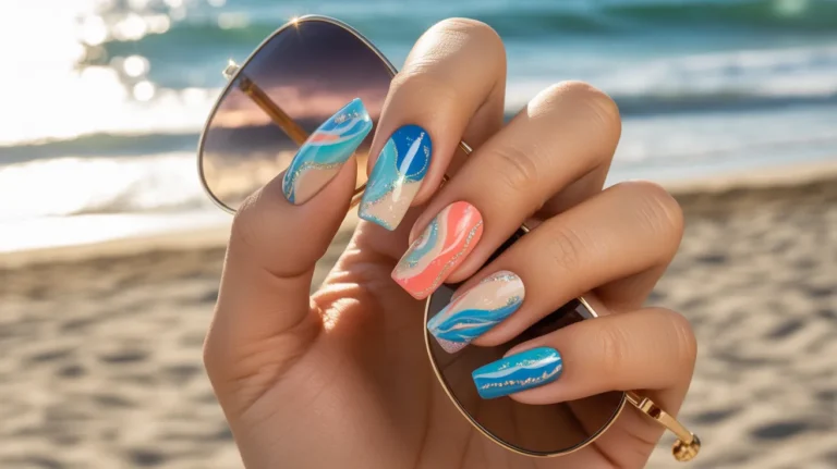 Coffin Beach Nail Ideas