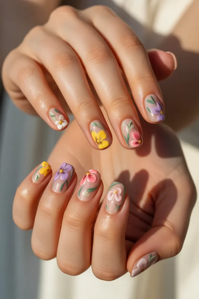 Floral Nail Art