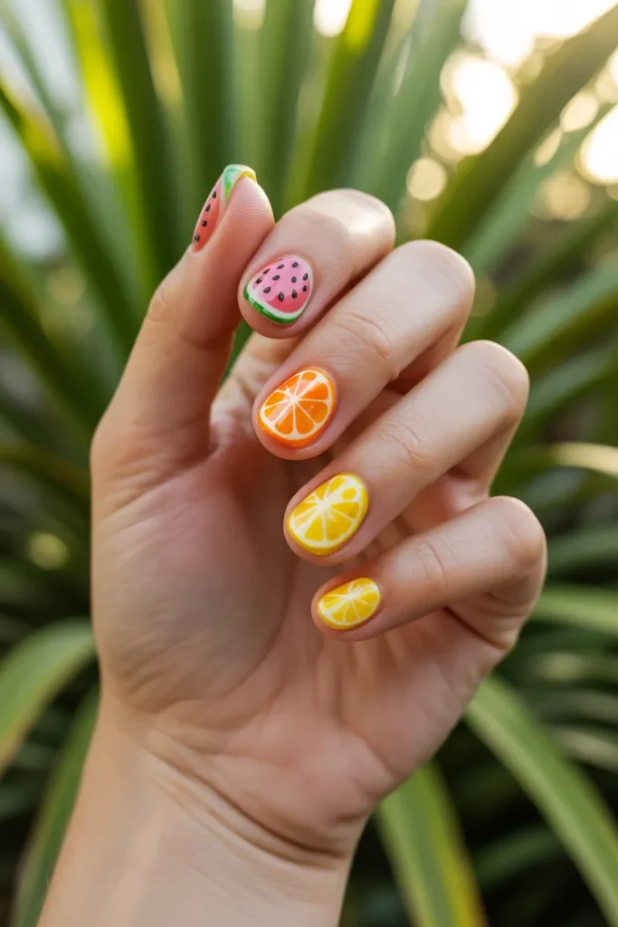 Fruit Slice Nails