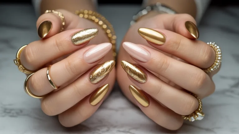 Gold Nail Ideas for Women