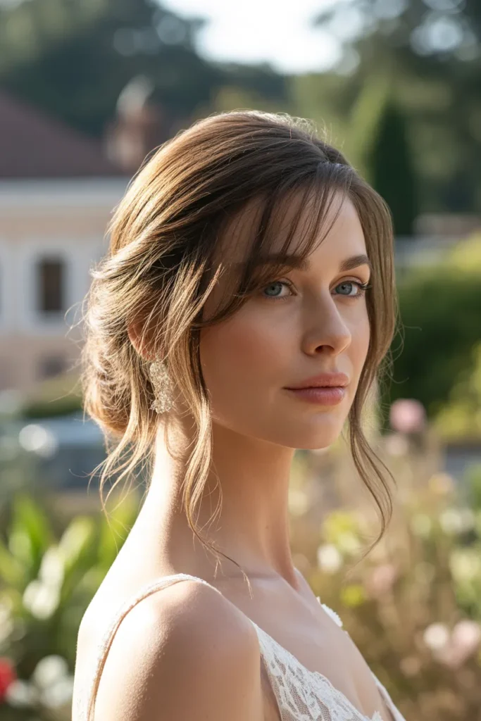 Wispy Side-Swept Bangs