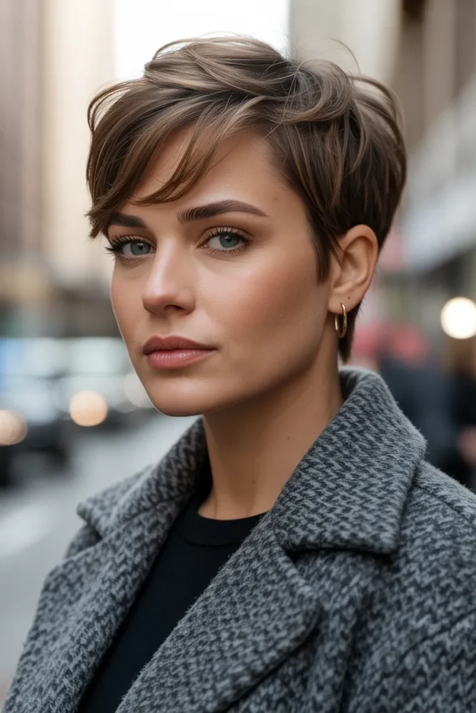 The Pixie Cut with Choppy Layers