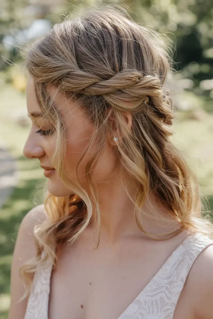 Twisted Crown Half-Up