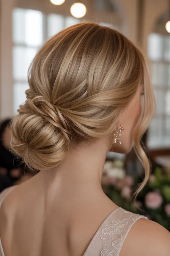 Textured Low Chignon