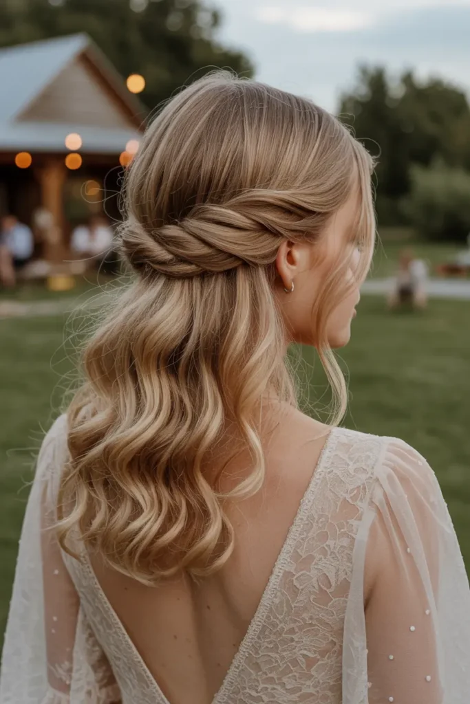 Double Twisted Half-Updo
