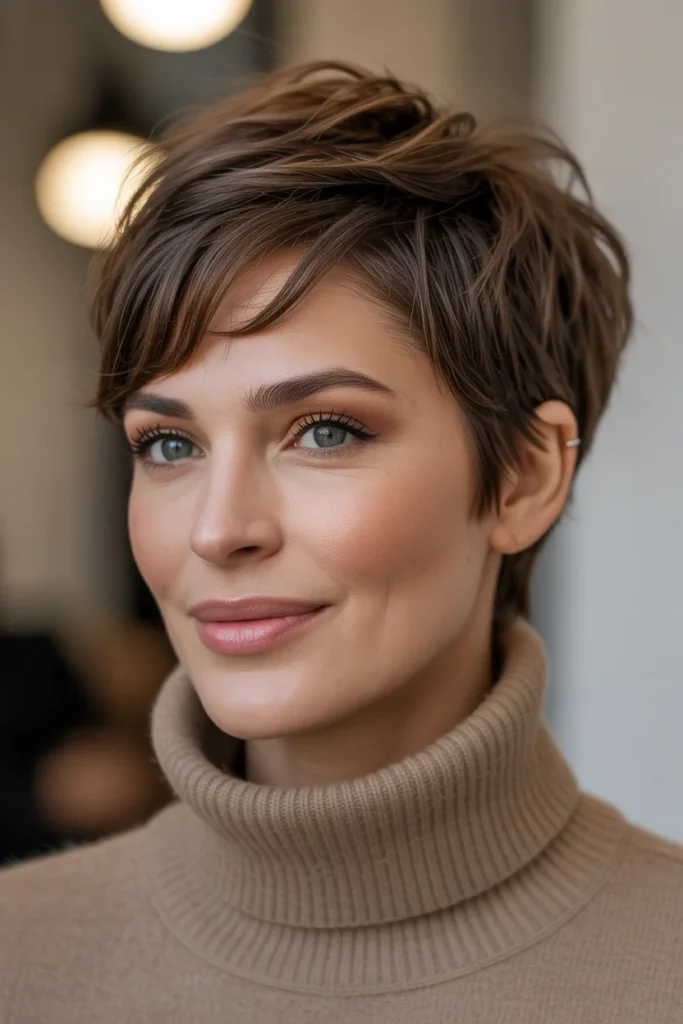 The Textured Pixie Cut