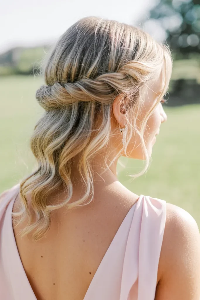 Half-Up Twisted Halo