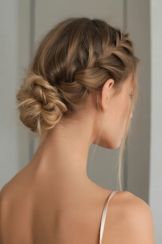 Messy Braided Updo