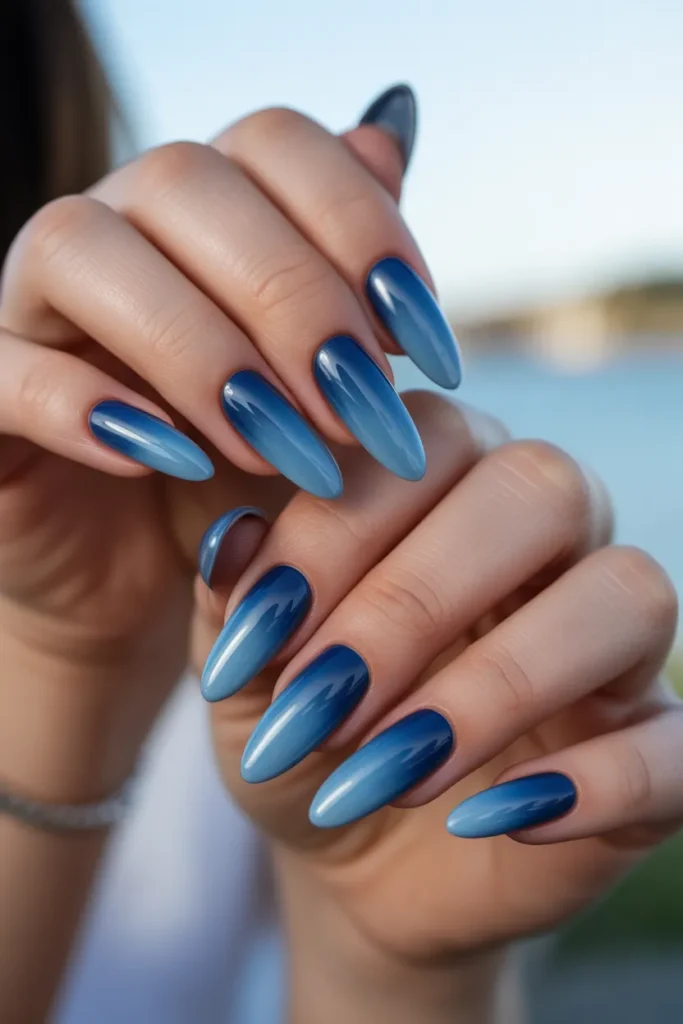 Navy with Ombre Effect