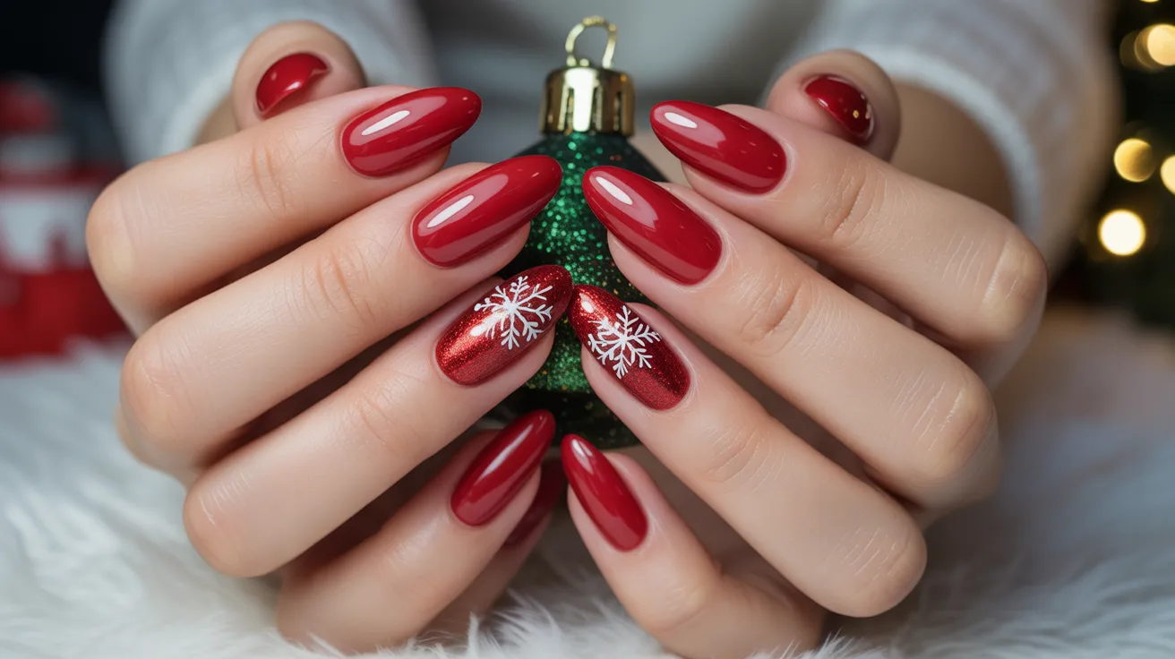 Red Christmas Nails