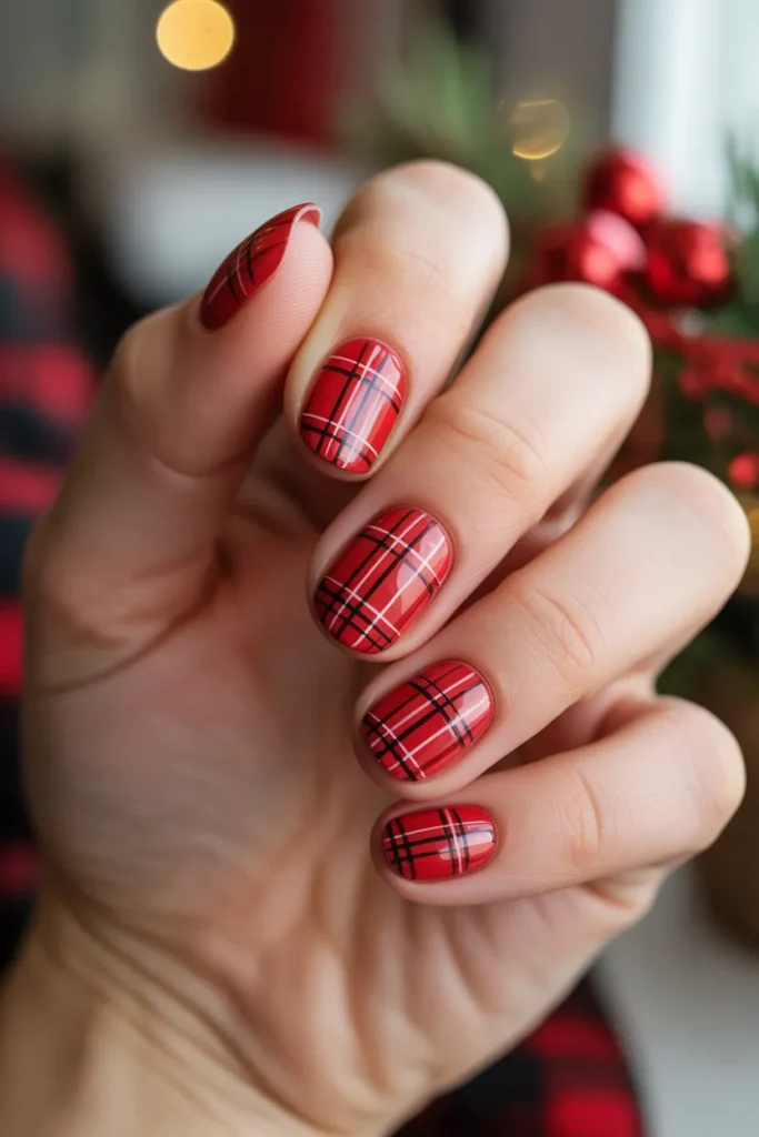 Red Plaid Design