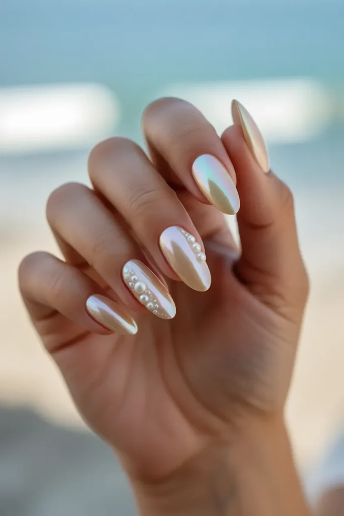 Seashell Gradient with Pearl Finish