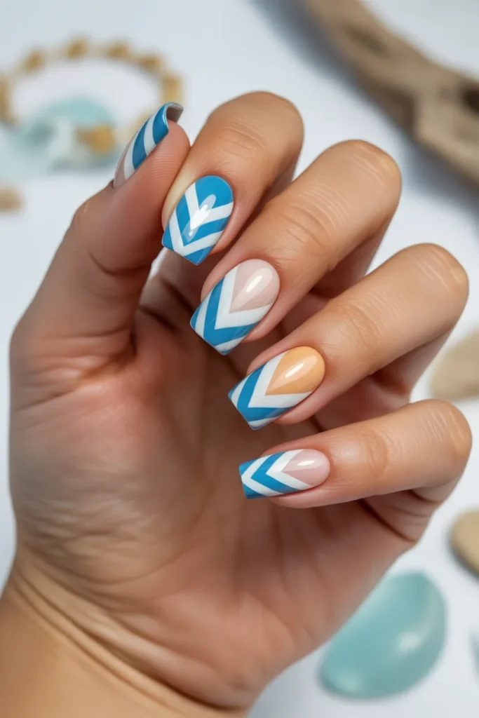 Seaside Chevron Patterns