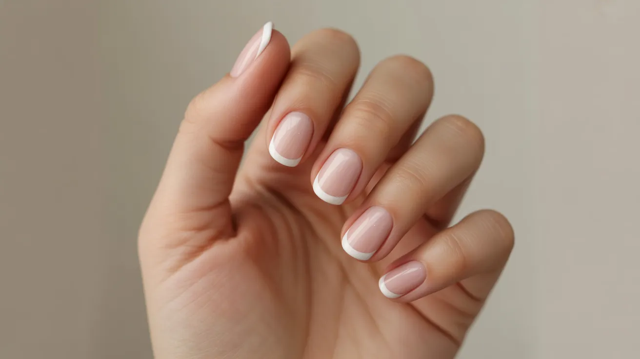 Short French Tip Nails for a Clean, Stylish Look