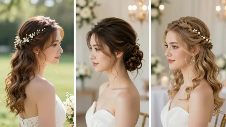 Shoulder-Length Wedding Hairstyles