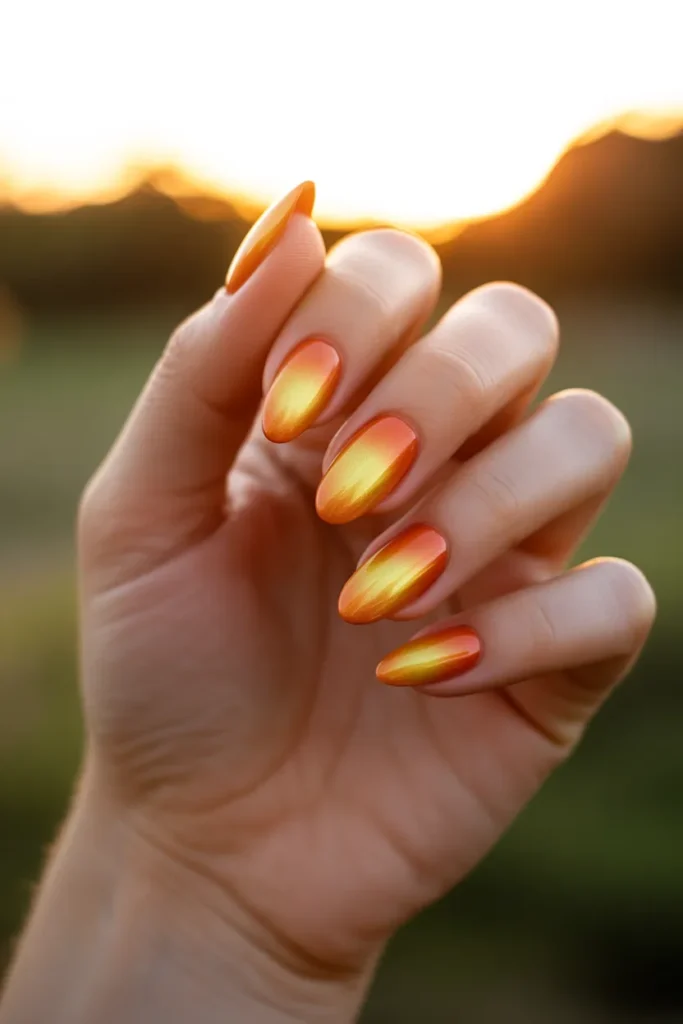 Sunset Nail Design