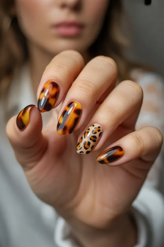 Tortoise Shell and Leopard Print Fusion