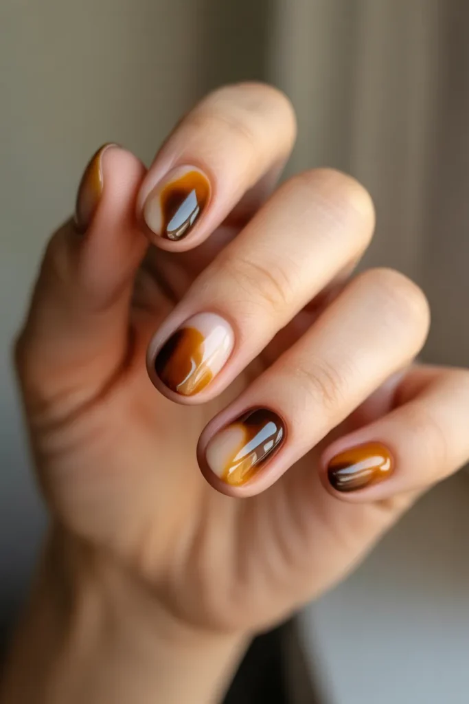 Tortoise Shell with Crystal Accents