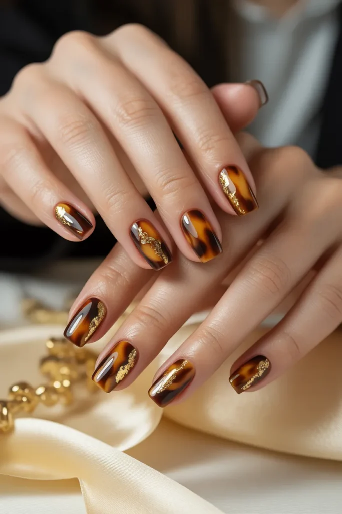 Tortoise Shell with Negative Space