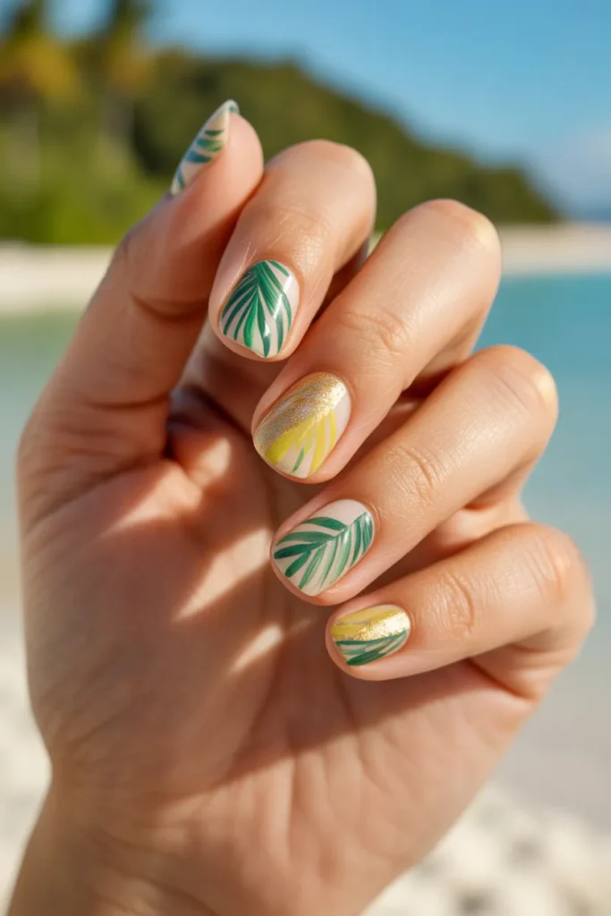 Tropical Palm Leaves