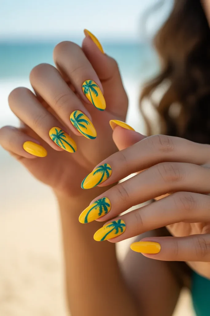 Tropical Palm Tree Accents