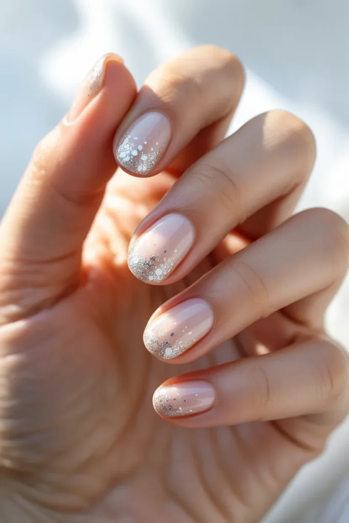 Winter Wonderland Glitter Fade