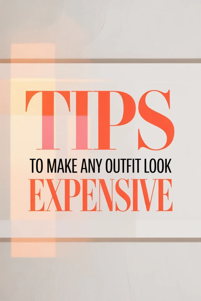 Advanced Tips to Make Any Outfit Look Expensive on a Budget