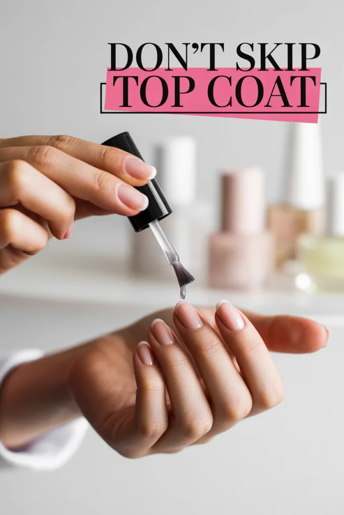 Cause #5: Skipping the Top Coat — or Using the Wrong One