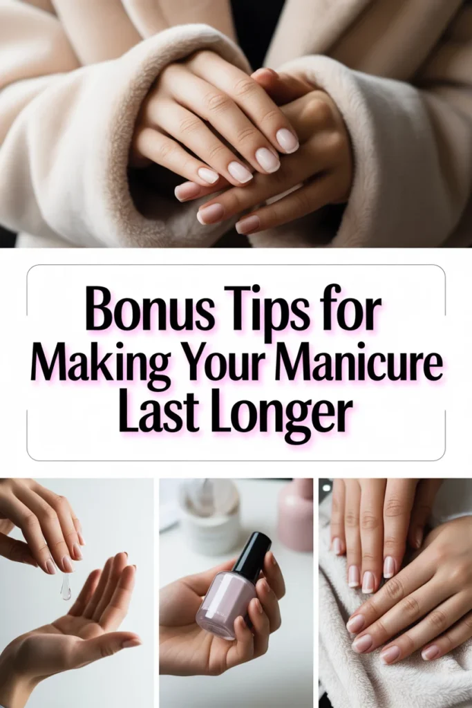 Bonus Tips for Making Your Manicure Last Longer