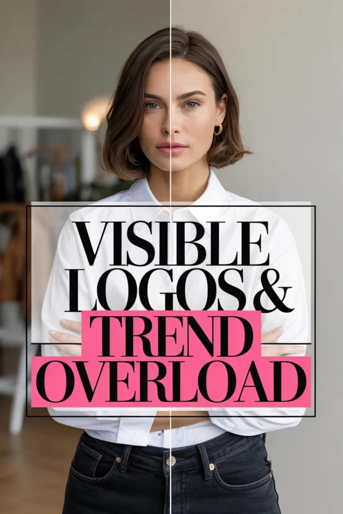 Mistake #5: Visible Logos, Fast-Fashion Giveaways, and Trend Overload